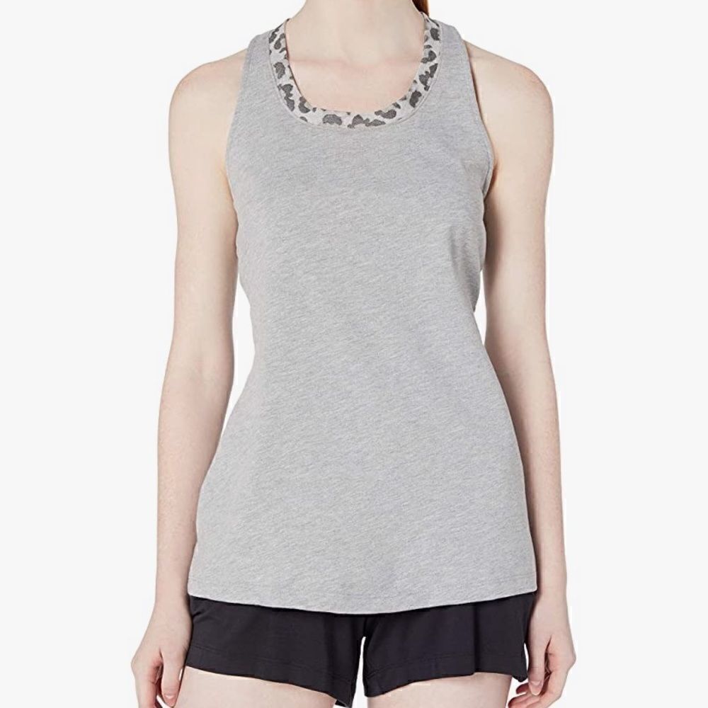Sterling Racerback Lounge Camisole, Heather Gray
